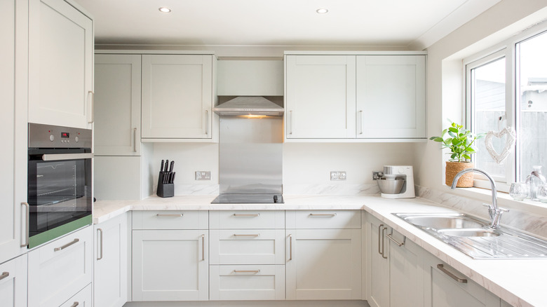 light-colored kitchen