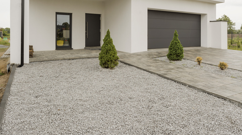 gravel driveway