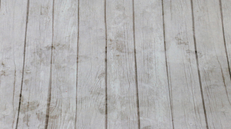 close up of white-washed wood floors