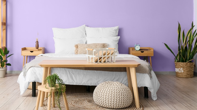 Lavender bedroom