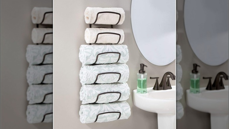 mDesign towel holder