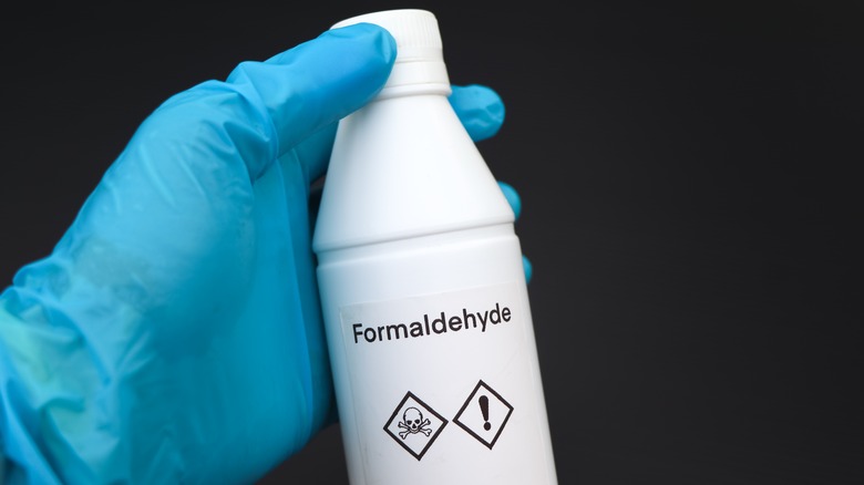 Formaldehyde bottle