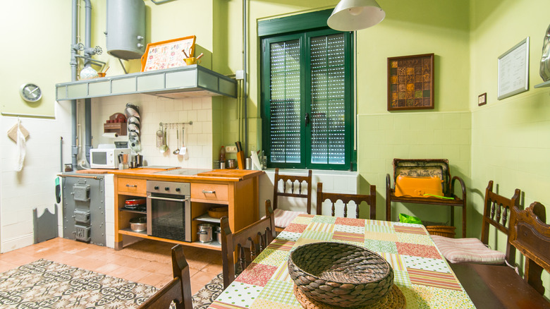 A kitschy kitchen