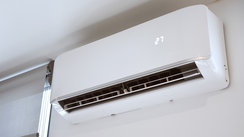 AC on wall