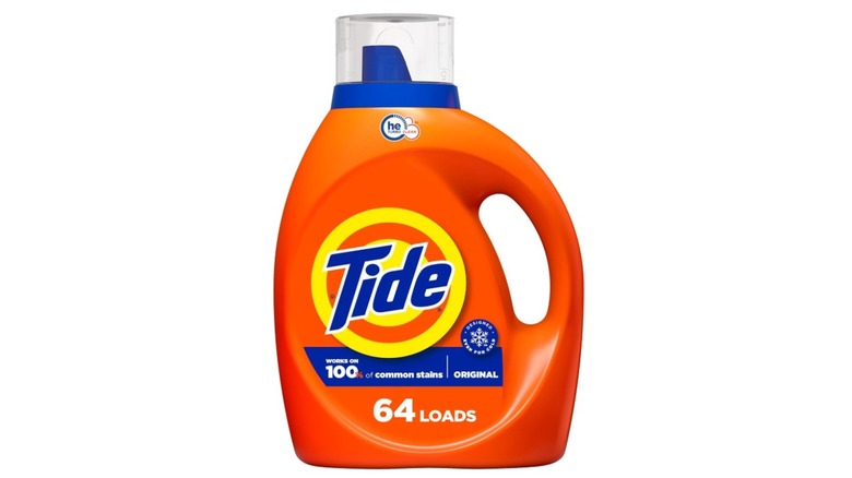 A bottle of Tide Original laundry detergent