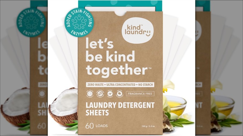 Package of Kind Laundry Detergent Sheets