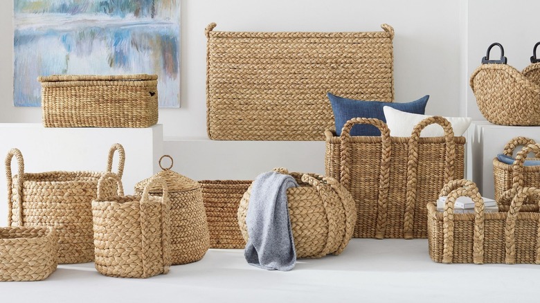 A collection of baskets