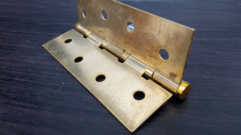 Brass door hinge