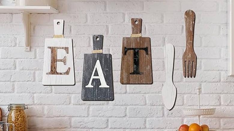 Rustic kitchen sign