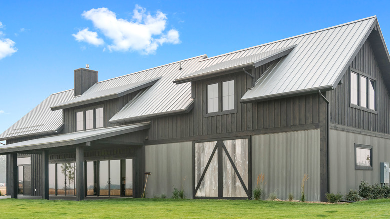 Large barn-style home