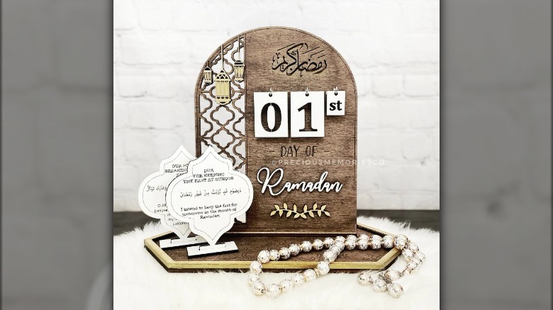 Decorative Ramadan calendar