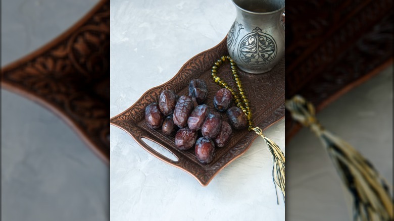 Bronze serving tray