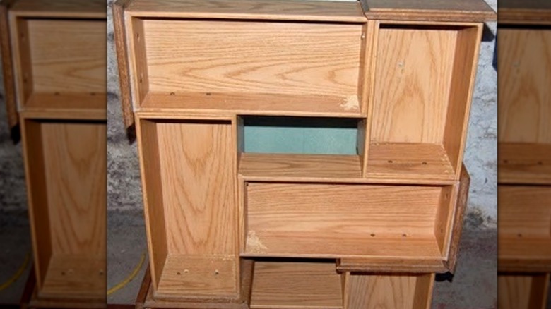 Several drawers attached to each other