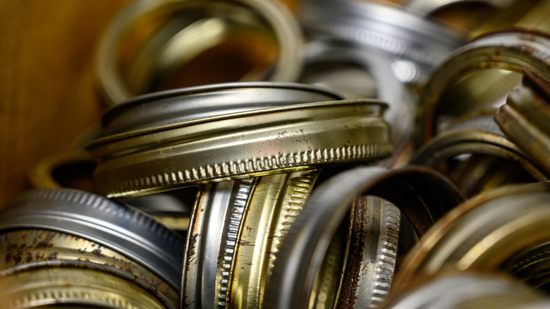 rusty canning jar rings