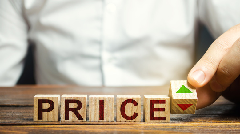 decreasing prices graphic