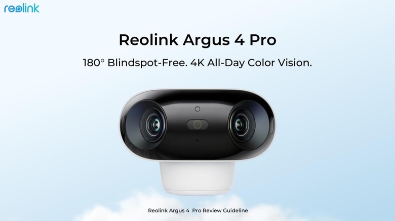 reolink argus 4 pro camera