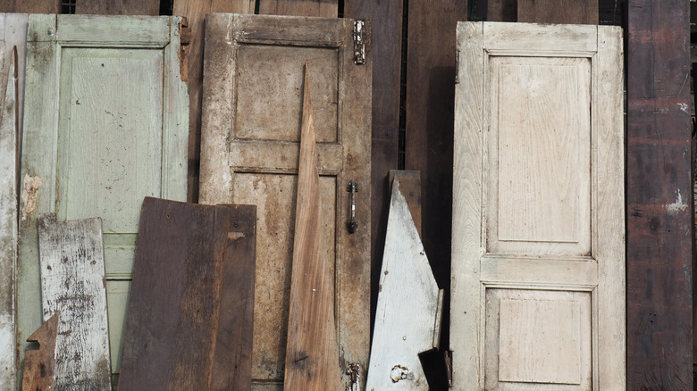 old vintage doors