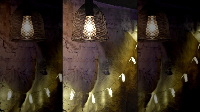 mesh wire lampshade