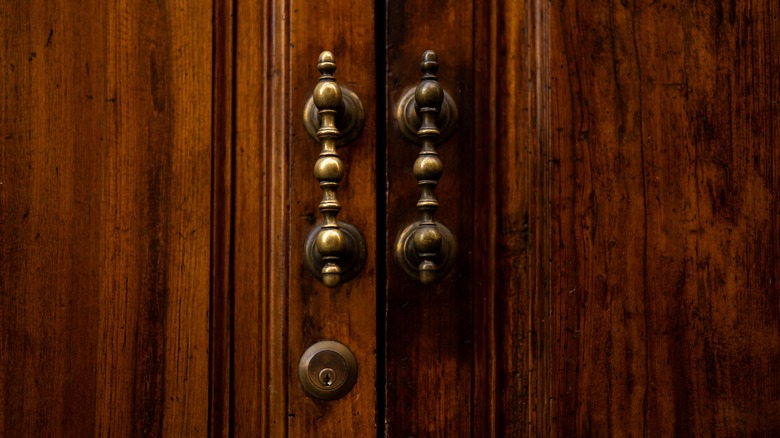 antique handles on cabinet doors