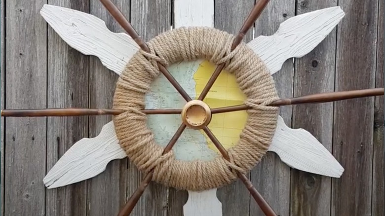 Making a nautical wooden wheel