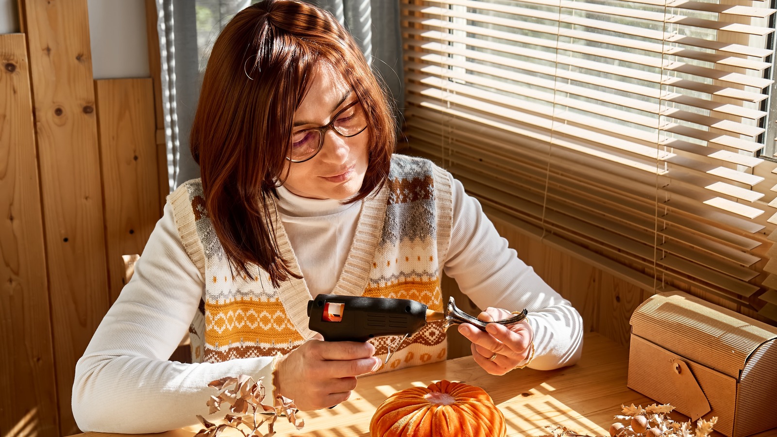 Reuse Mason Jar Lid Rings For An Adorable Pumpkin DIY