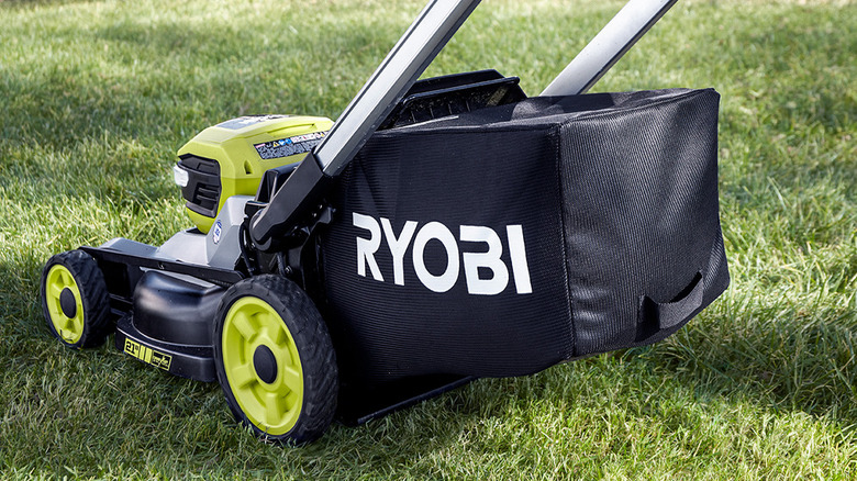 Ryobi cordless lawn mower