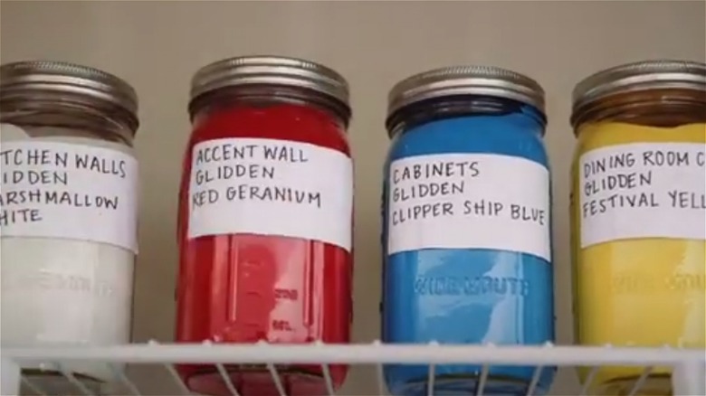 house paint storage