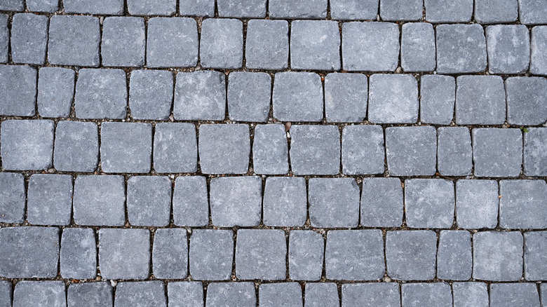 Well-laid out pavers