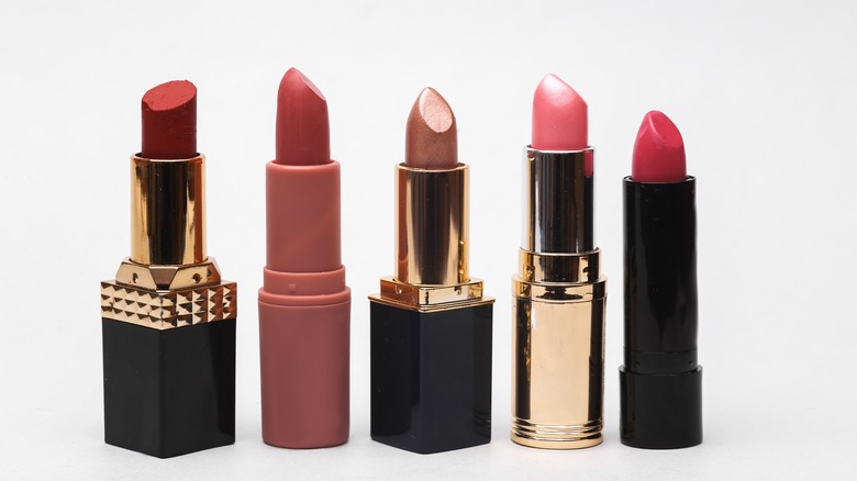 Ttubes of lipstick