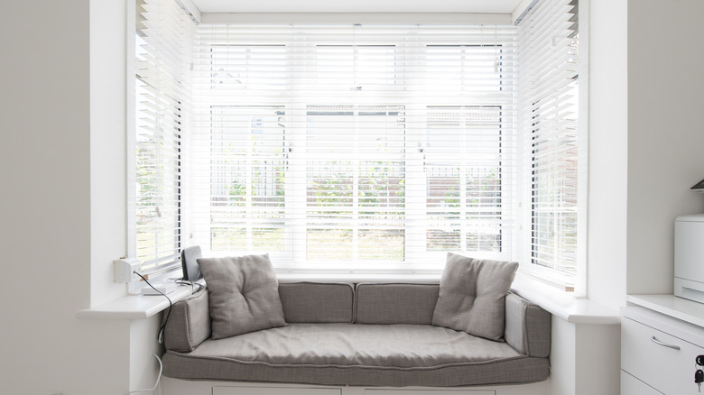 Bay window with seating