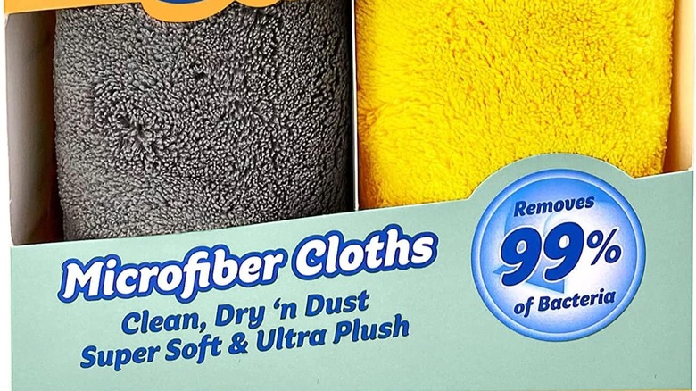 Scrub Daddy microfiber towels close up