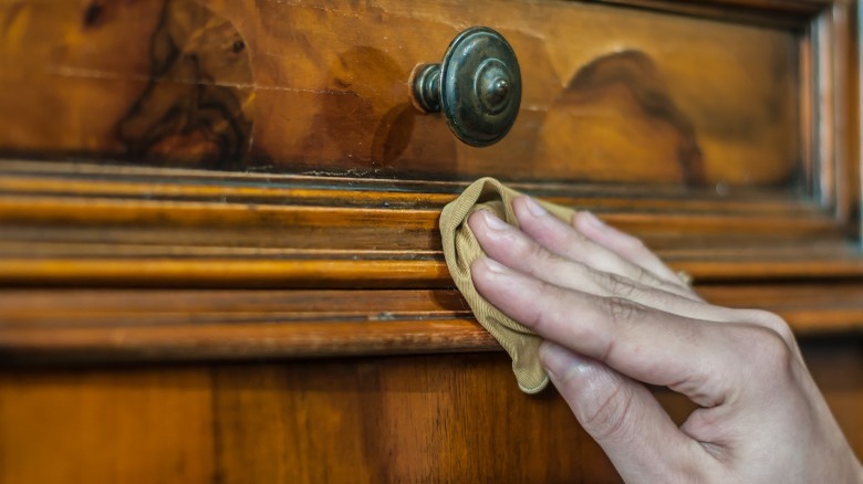 Cleaning antique wood furniture 