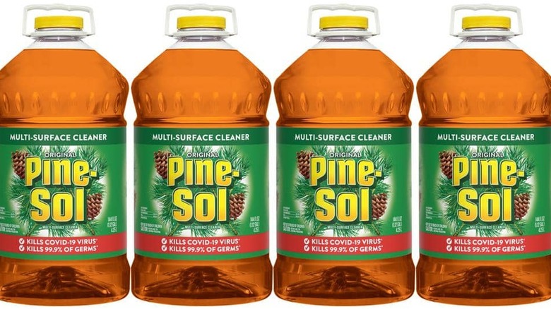Bottles of Pine Sol