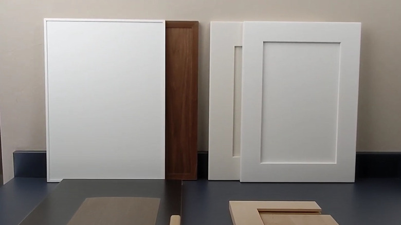 slim shaker vs regular shaker cabinet doors