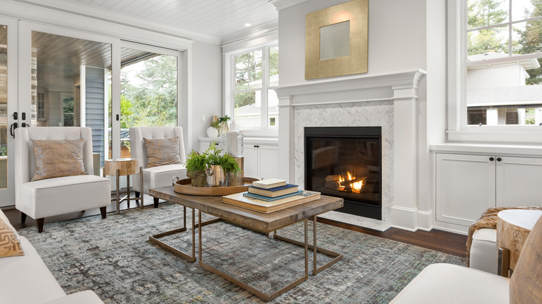 Styled coffee table