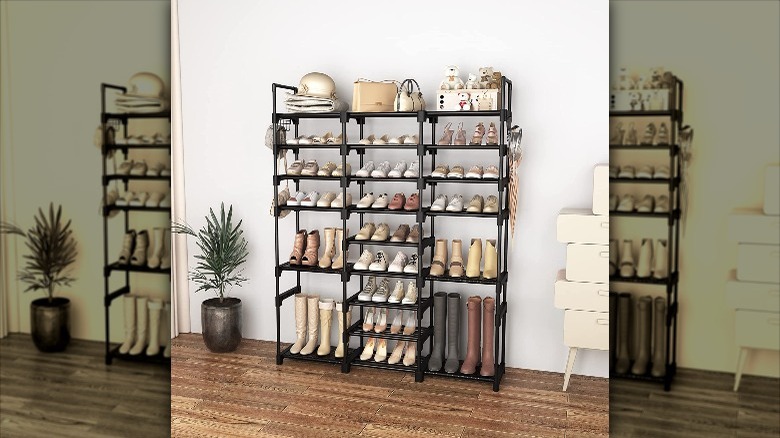 tall shoe rack organizer