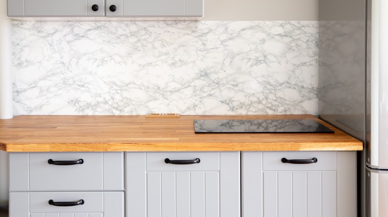 butcher block countertop