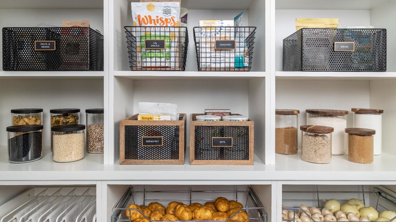 organized kitchen pantry