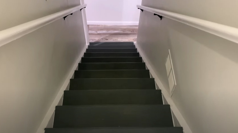 dark gray stairs 