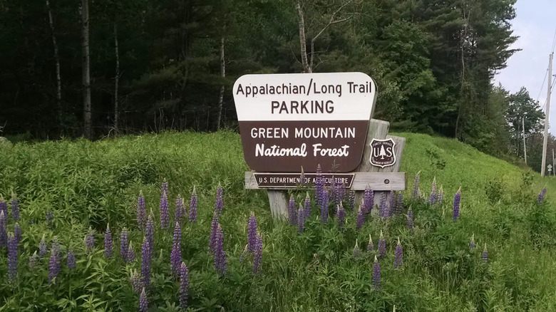 Sign of Appalachian trail