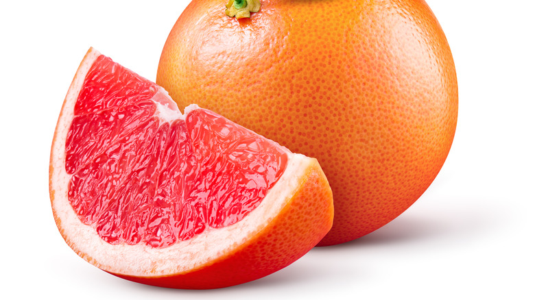 Grapefruit skin contains nootkatone