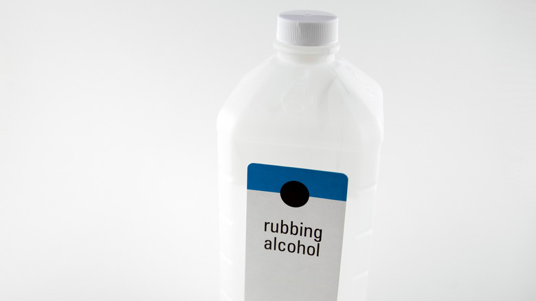 Bottle of rubbing alcohol