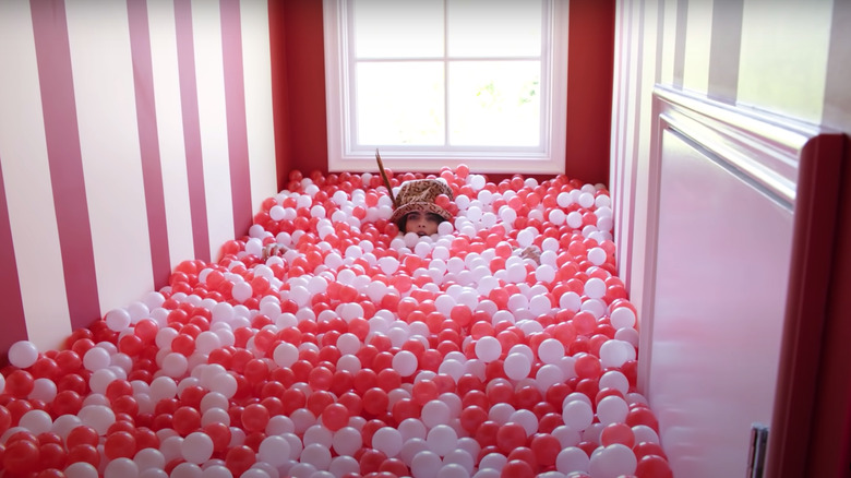 playful ball pit room