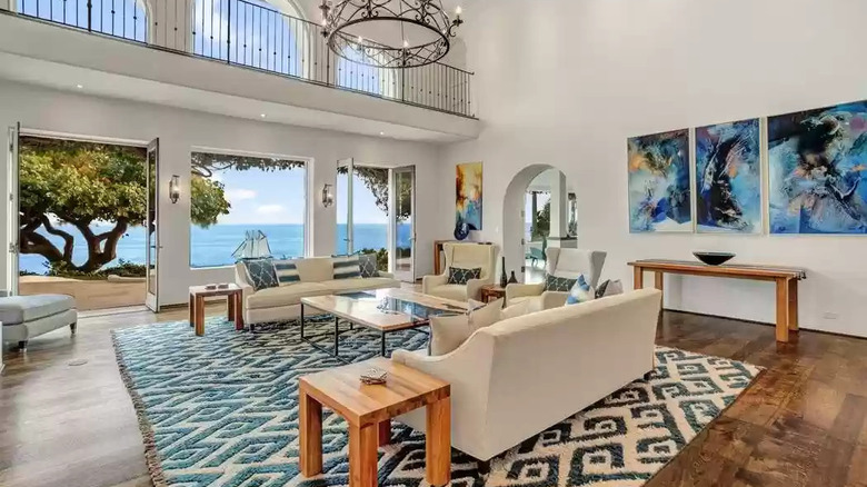 Ocean view living room