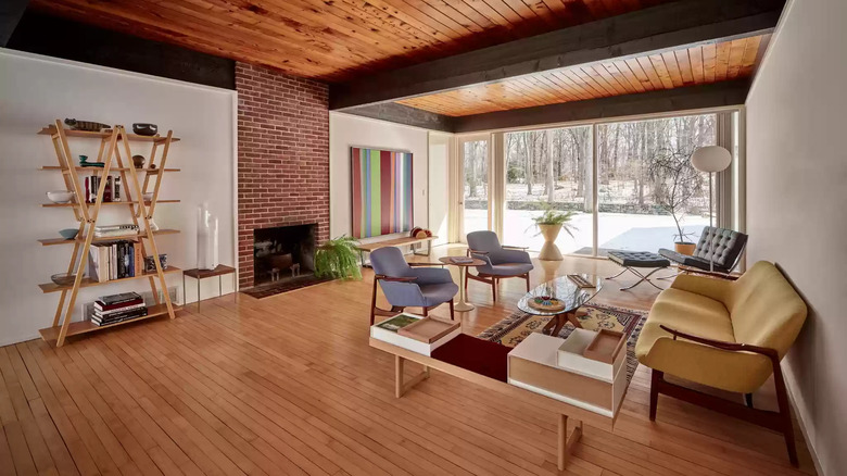 Mid century style living room