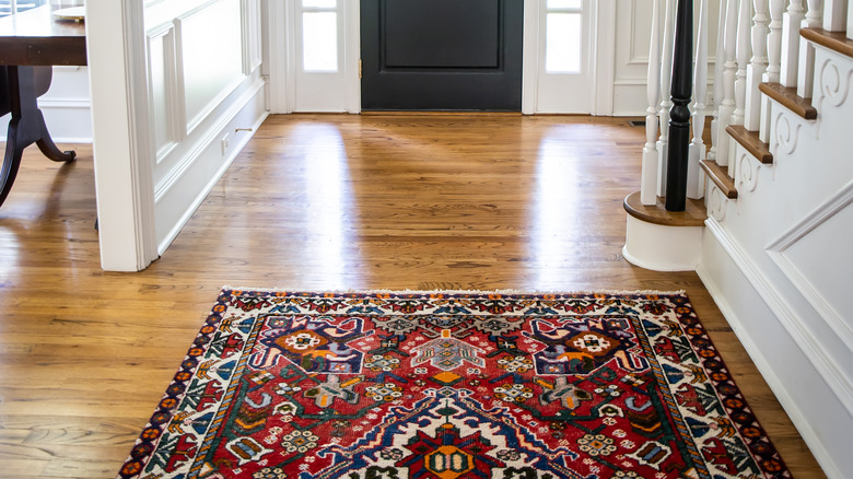 An entryway rug 