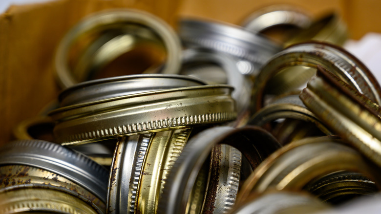 mason jar lid rings