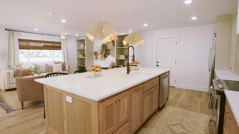 Kitchen island with storage