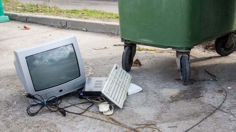 Pile of old technology 