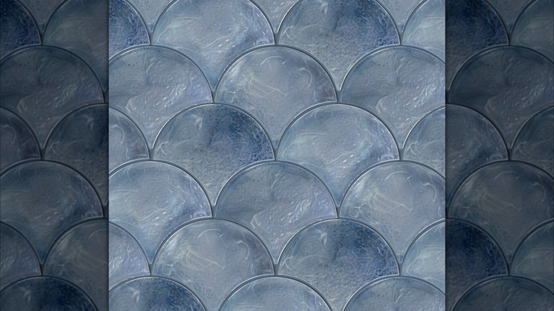 Sirena Hot glass fan mosaic